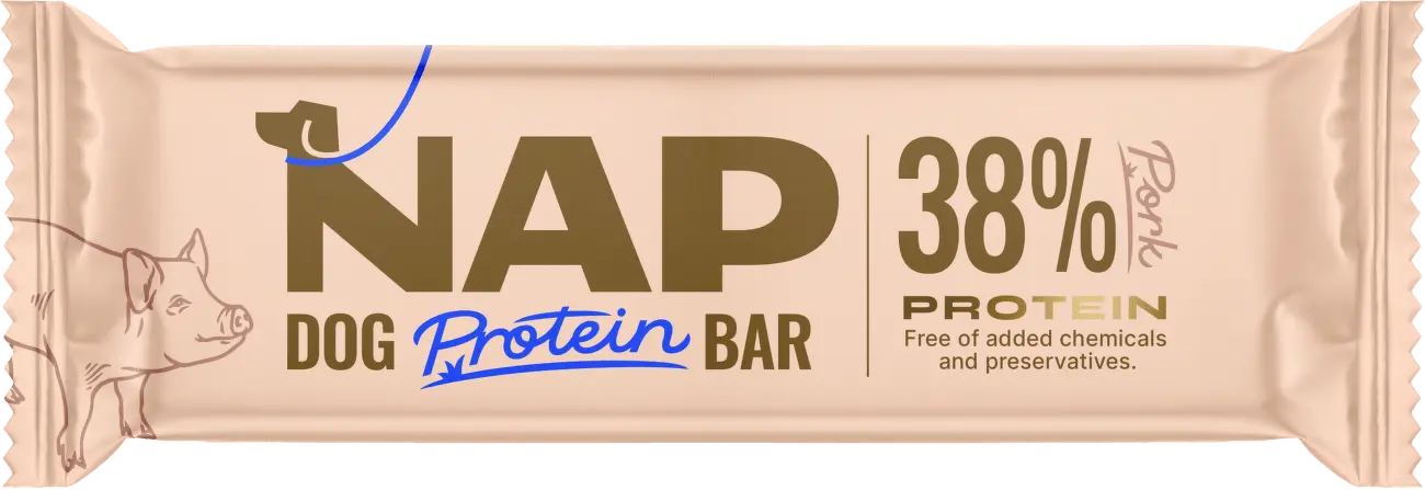 Proteinová tyčinka pro psy NAP vepřová 50 g