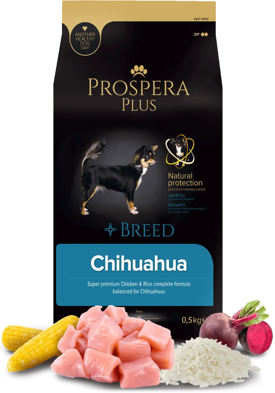 Krmivo Prospera Plus Chihuahua kuře s rýží 0,5kg