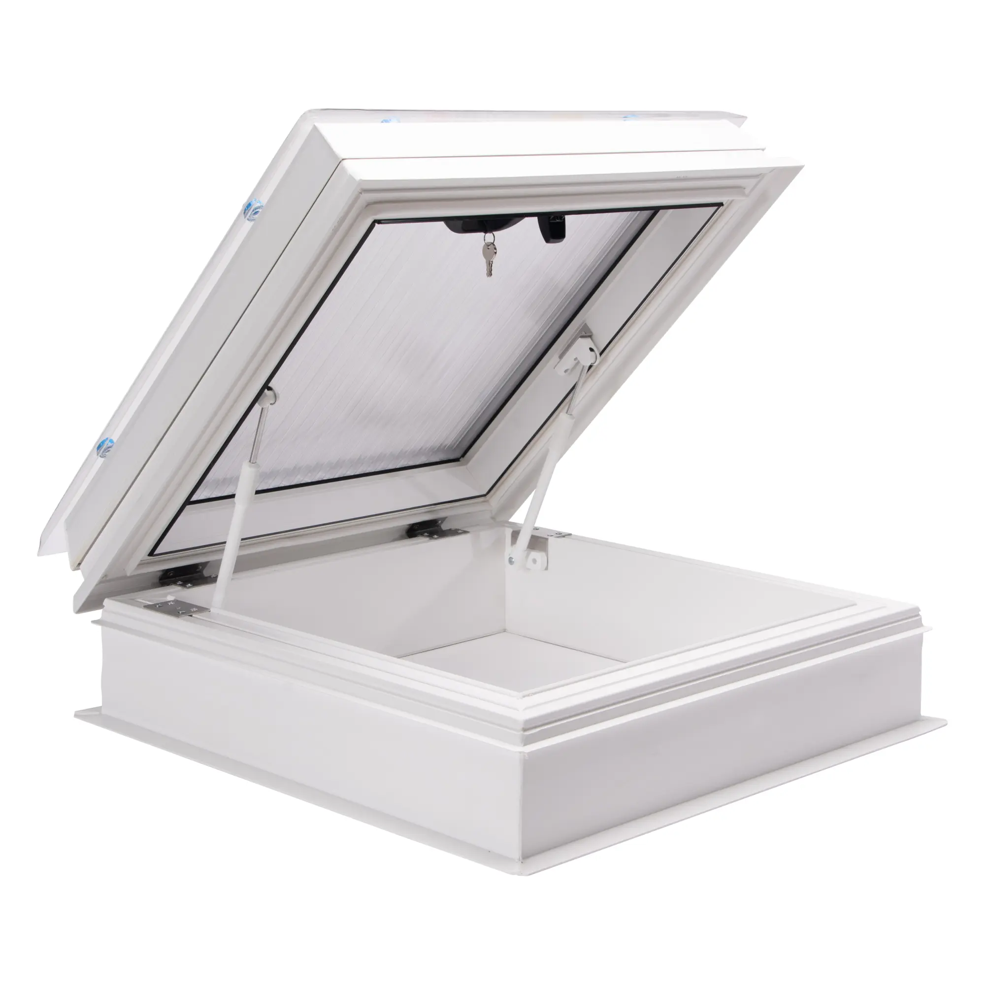 Výlez kopulový průhledný DEKLIGHT BOX ACG OPE/RAp kop/PC manžeta 15 cm 70×100 cm