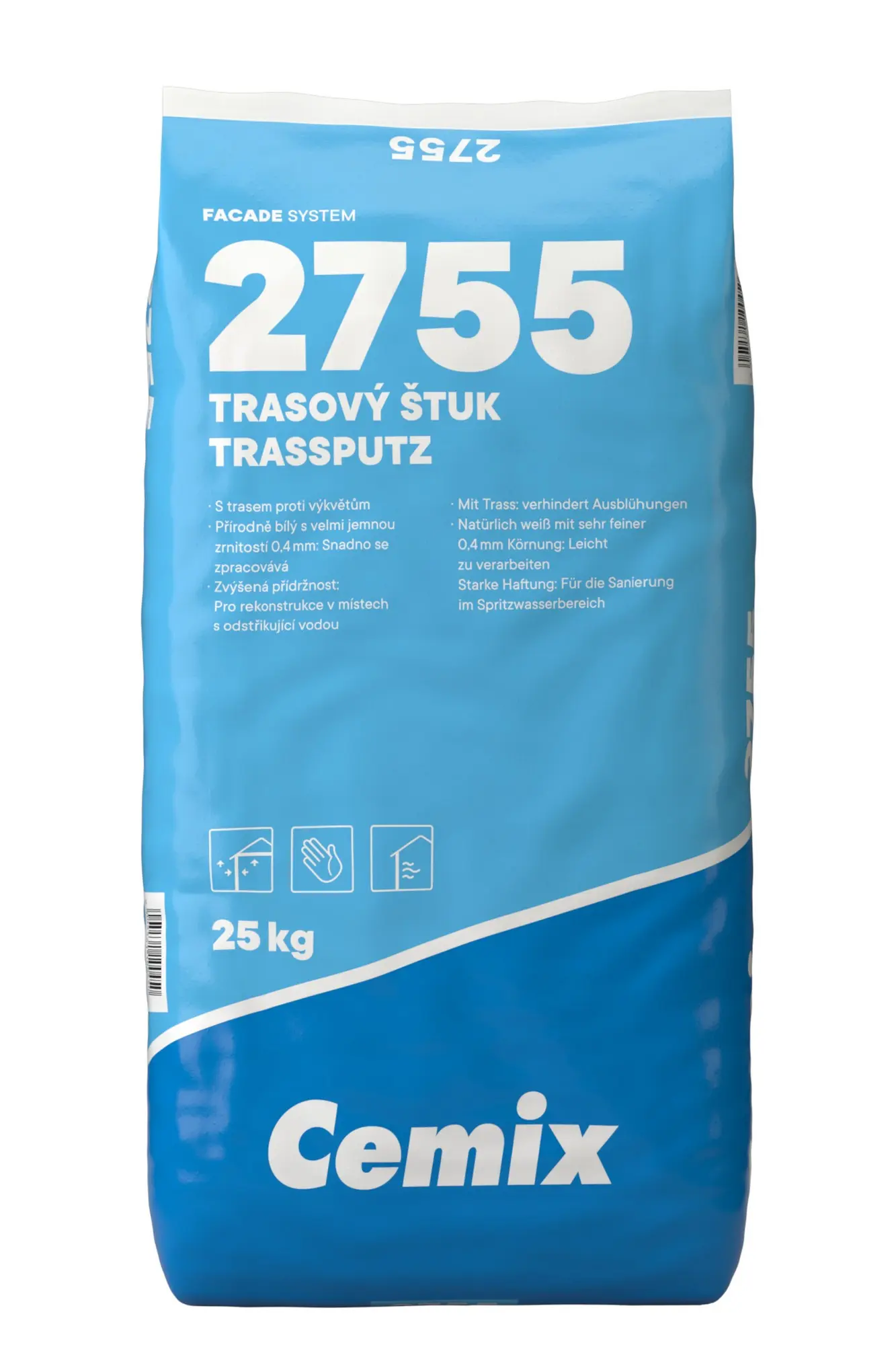 Štuk trasový Cemix 2755 25 kg