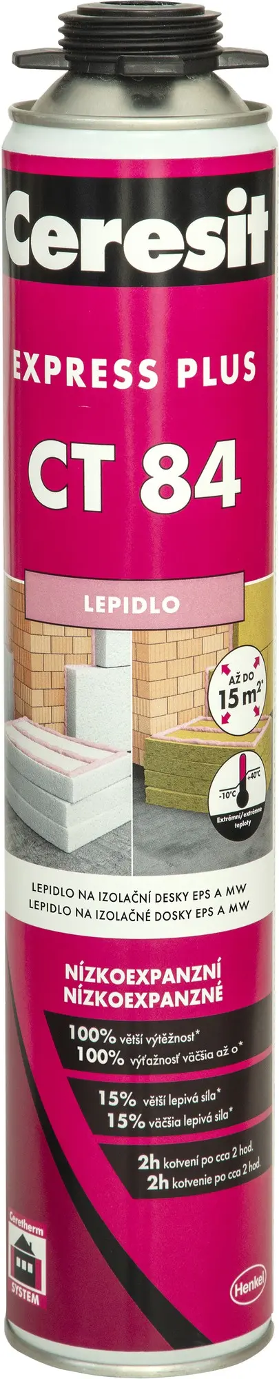 Lepidlo polyuretanové Ceresit CT 84 Express Plus 850 ml