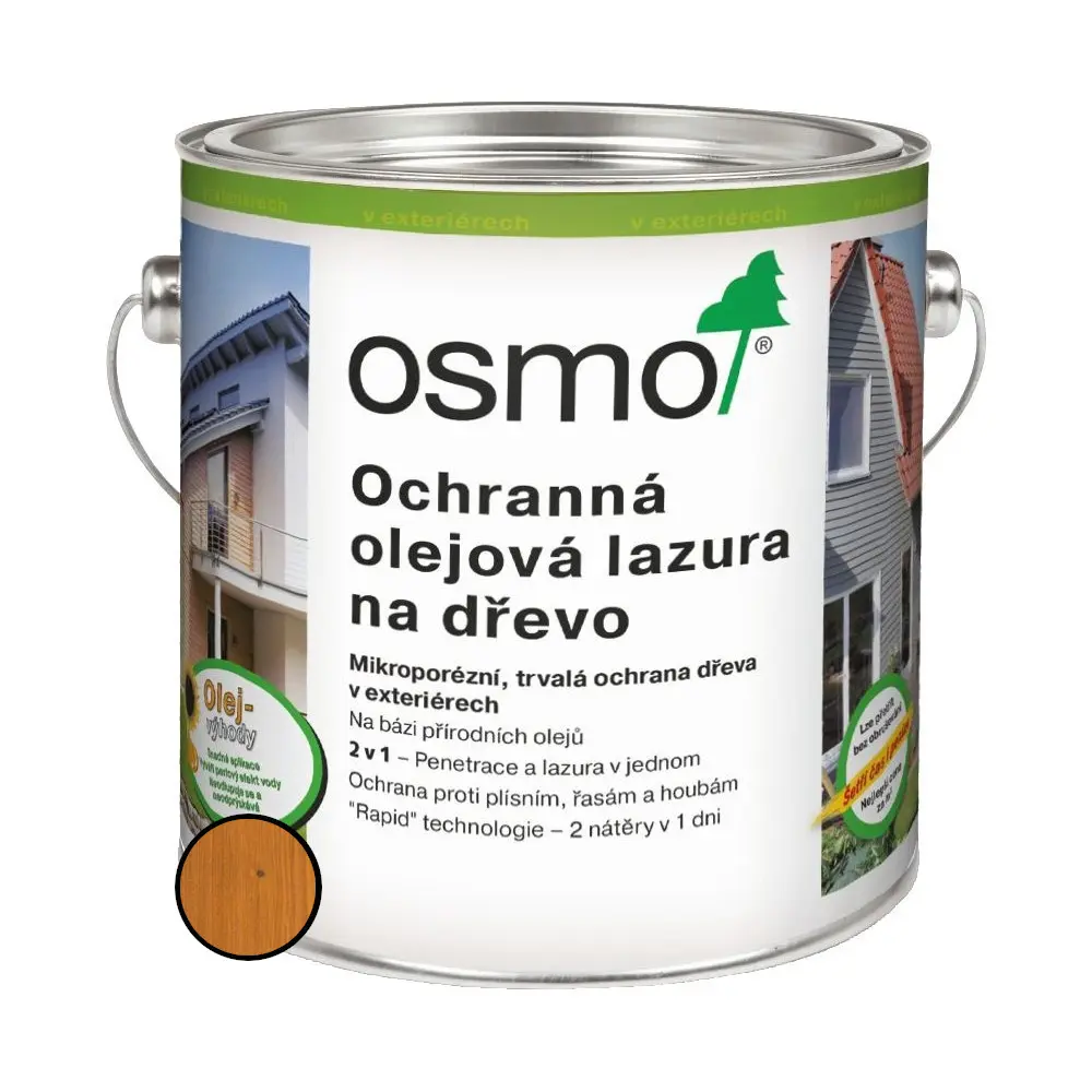 Lazura olejová ochranná Osmo 728 cedr 0,75 l