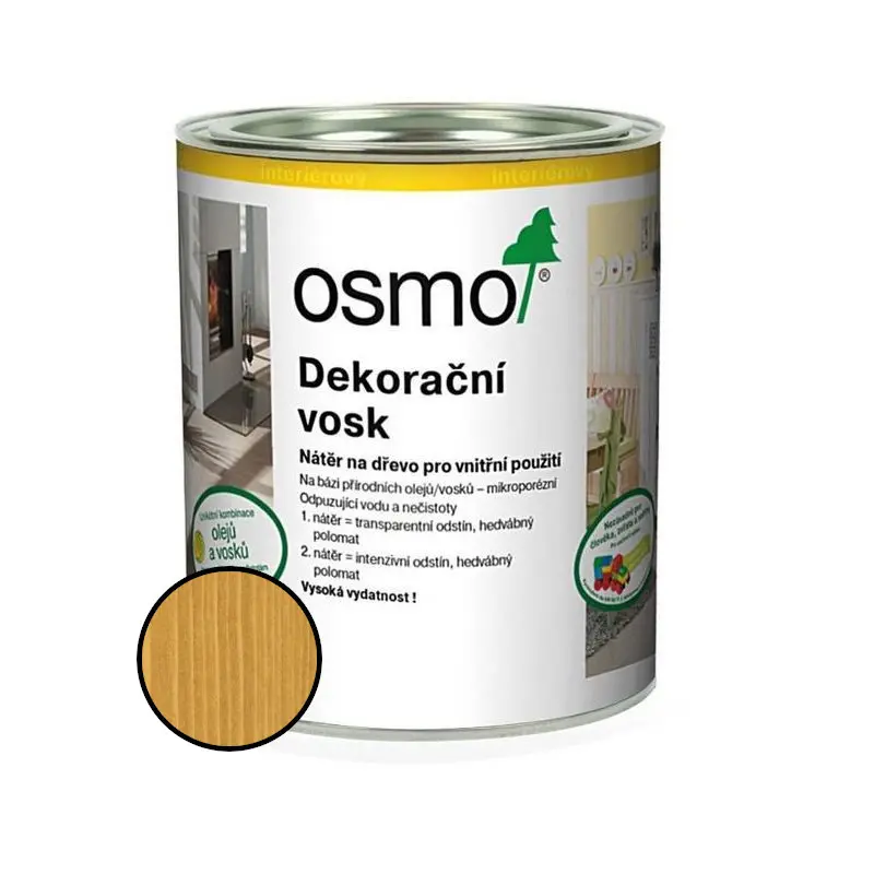 Vosk dekorační Osmo 3164 dub 0,125 l