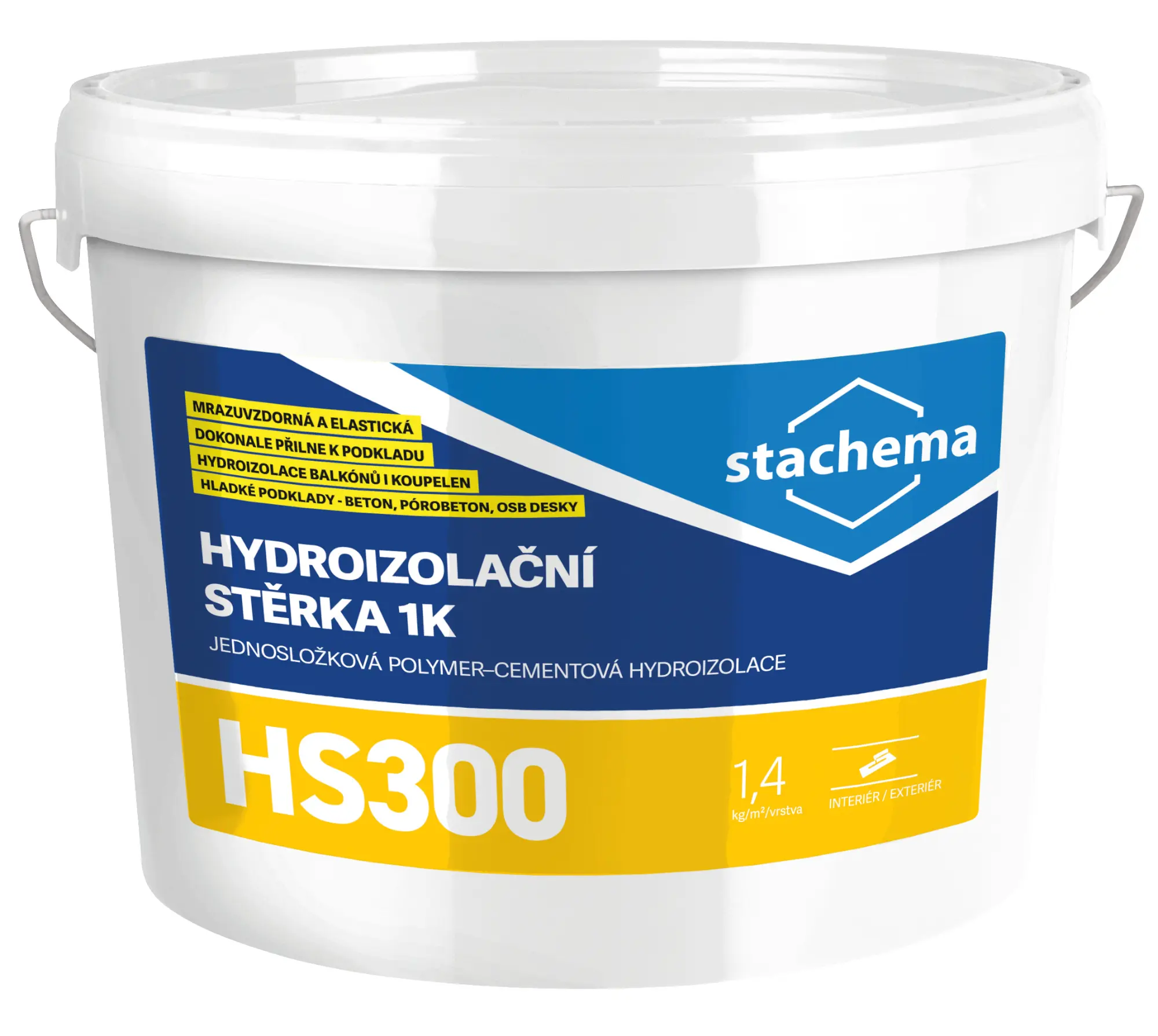 Stěrka hydroizolační 1K Stachema HS300 5 kg