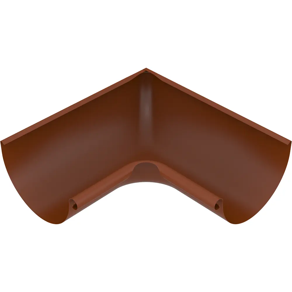 Roh žlabu lisovaný vnitřní DEKRAIN COLORDUR 330 RAL 8004 cihlově červená