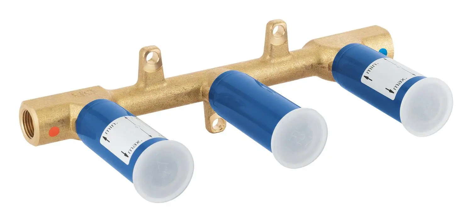 Grohe - Těleso pro tříotvorovou baterii pod omítku 29025002