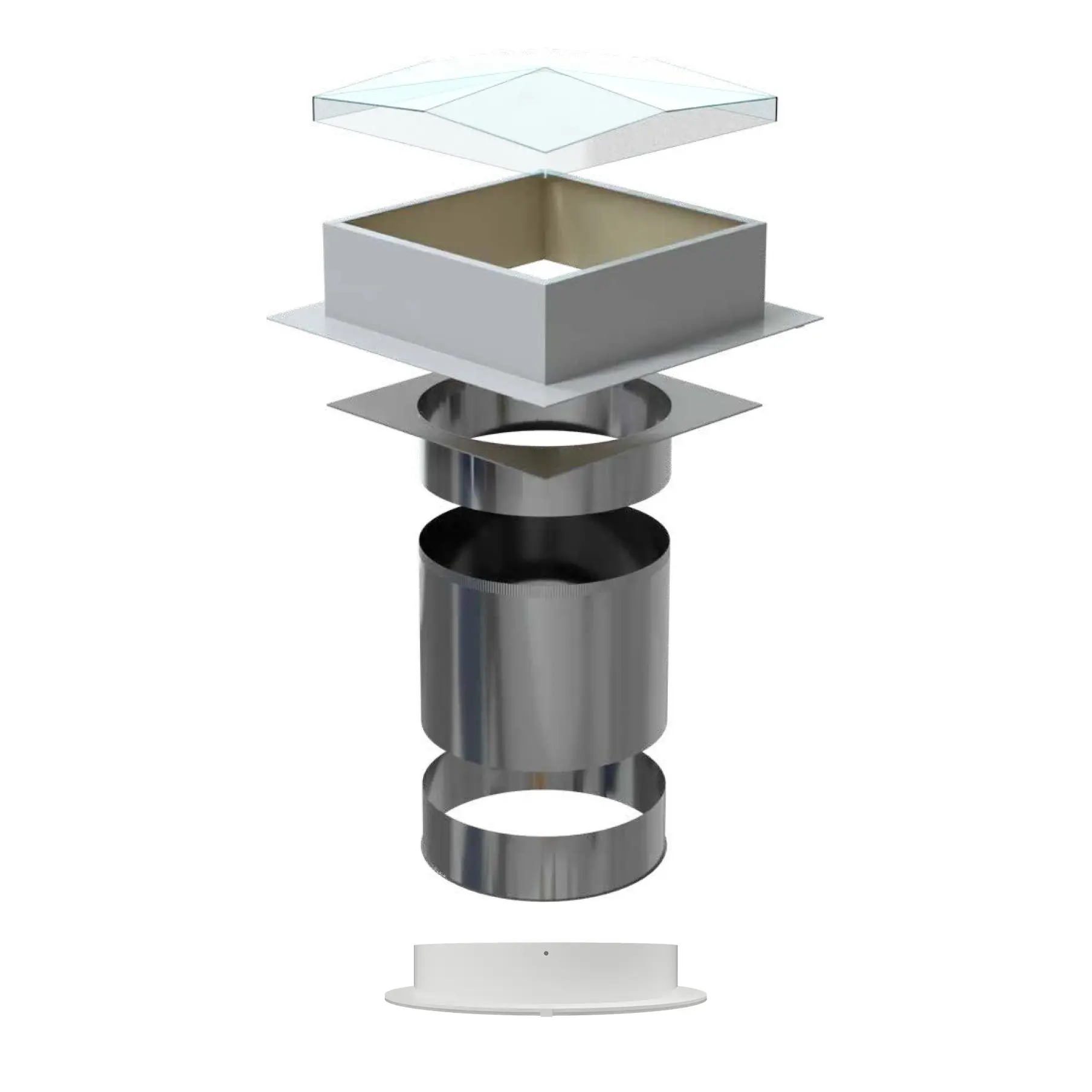 Světlovod pro plochou střechu SUNIZER ROUND průměr 330 mm