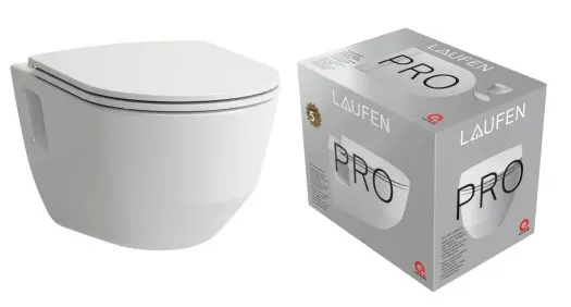 WC závěsné Laufen Pro pack Rimless včetně sedátka