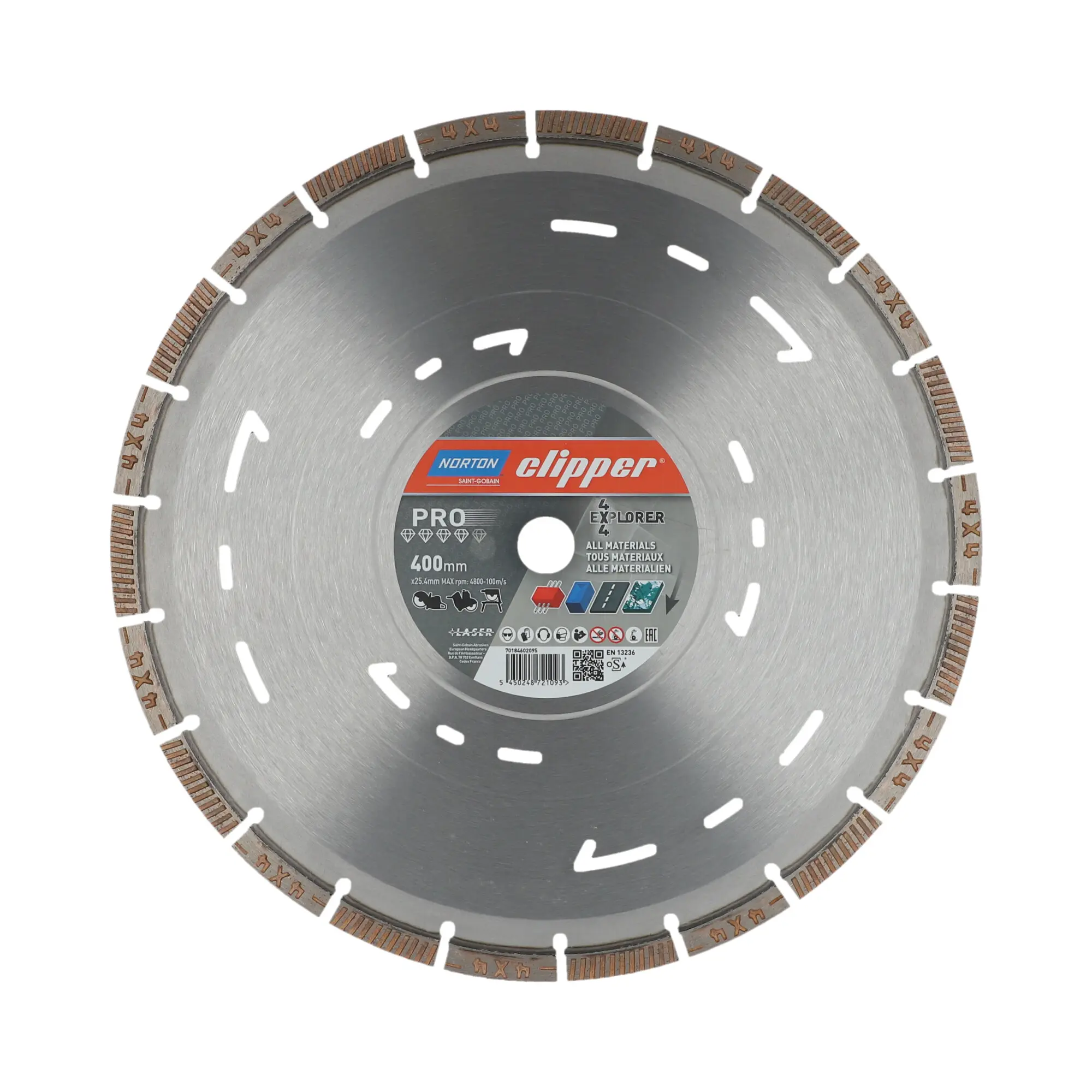 Kotouč řezný DIA Norton Clipper PRO 4×4 EXPLORER 400×25,4 mm