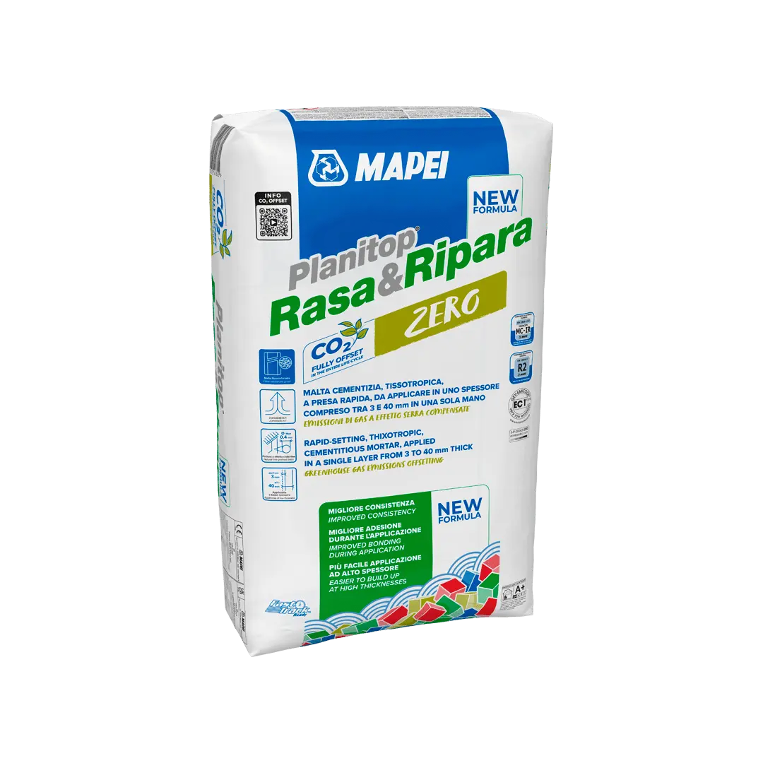 Malta vyztužená vlákny Mapei Planitop Rasa & Ripara R2 zero 25 kg