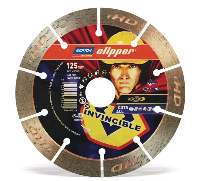 Kotouč řezný DIA Norton Invincible 125×22,23 mm