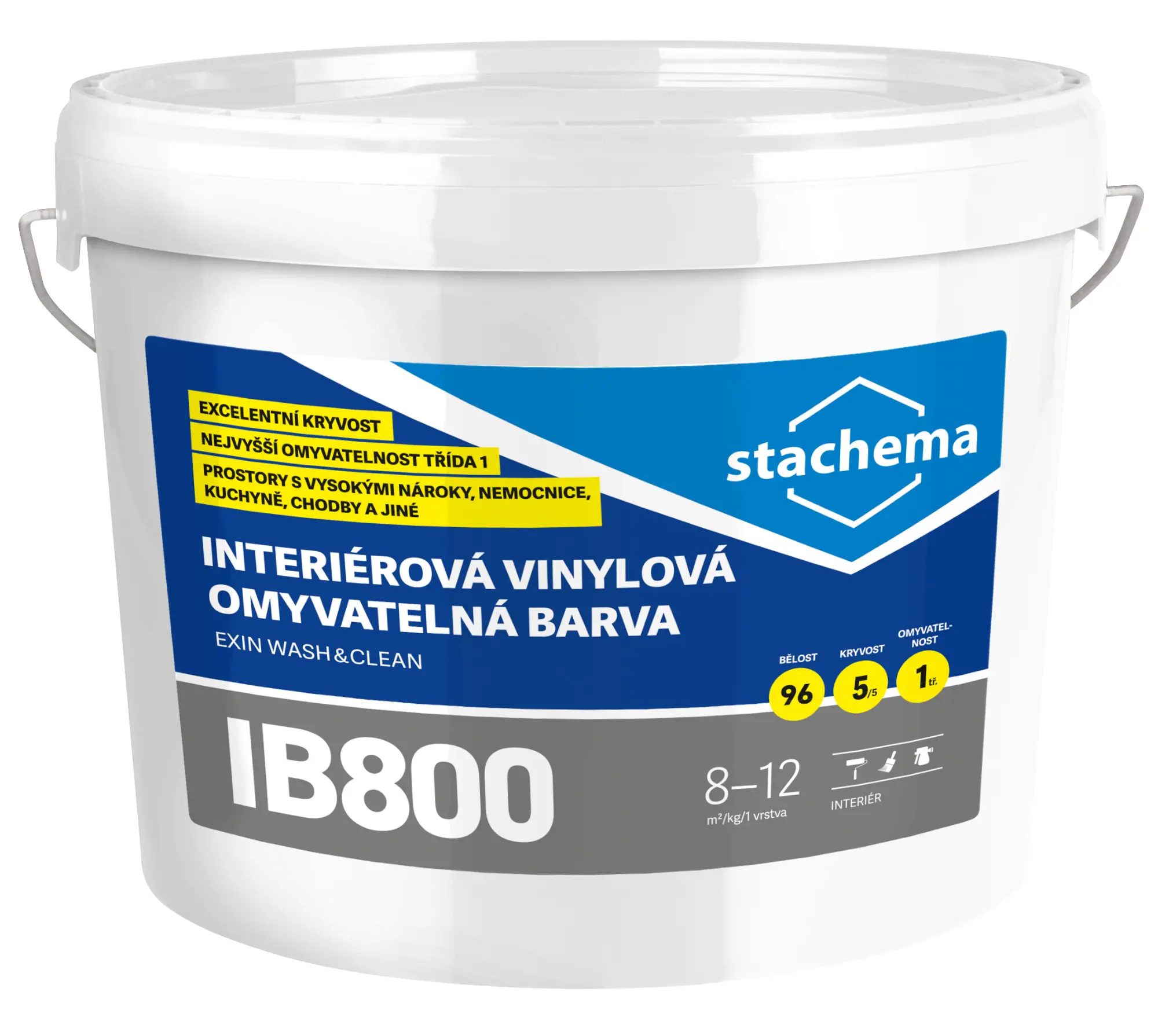 Barva vinylová Stachema IB800 bílá 15 kg