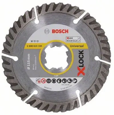 Kotouč DIA Bosch Standard for Uni. T X-L 115×22,23×2×10 mm