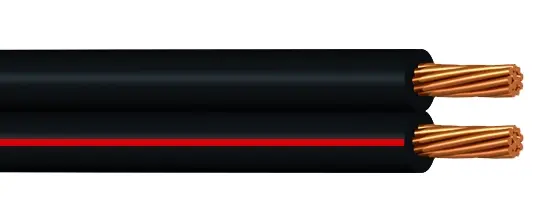 Kabel flexibilní V03VH-H (CYH) 2× 2,5 metráž černá, červená