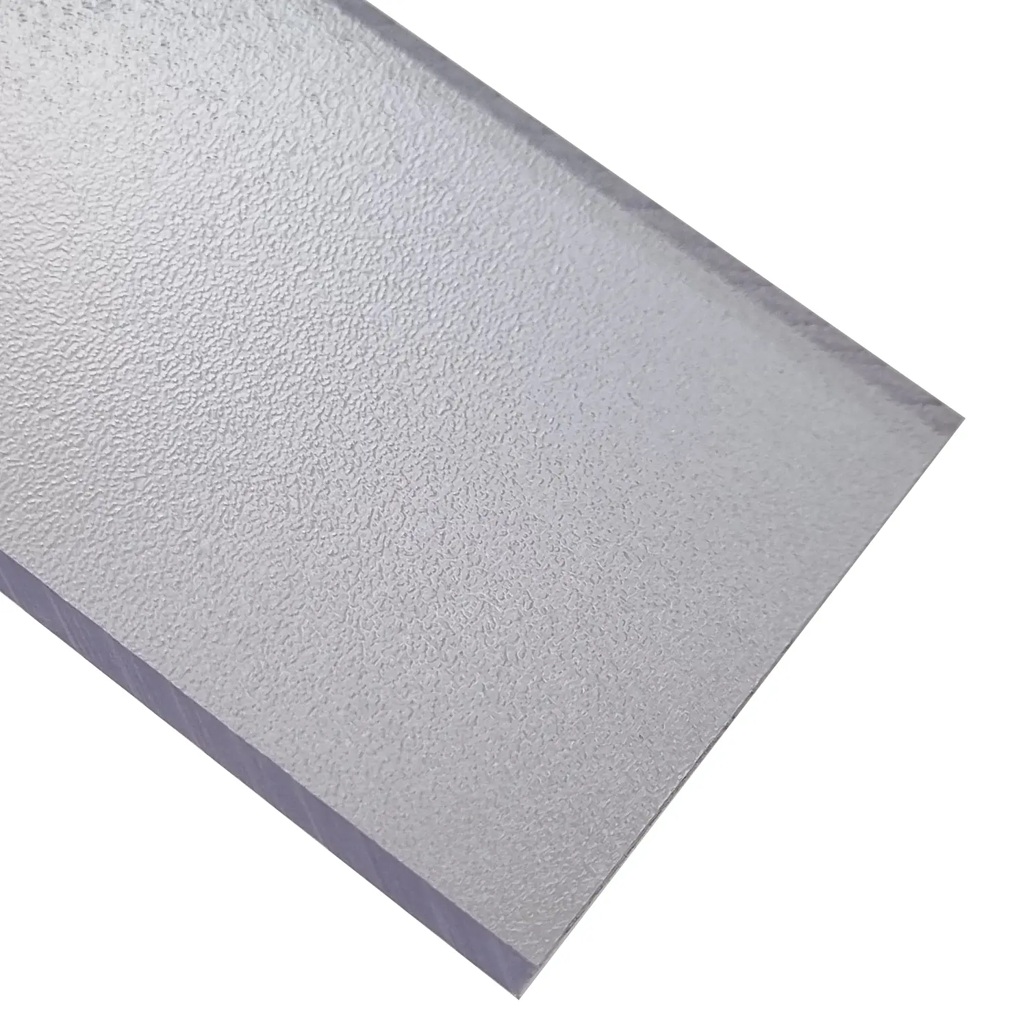 Deska polykarbonátová plná strukturovaná TEX 6 2UV čirá 1 400×3 500 mm