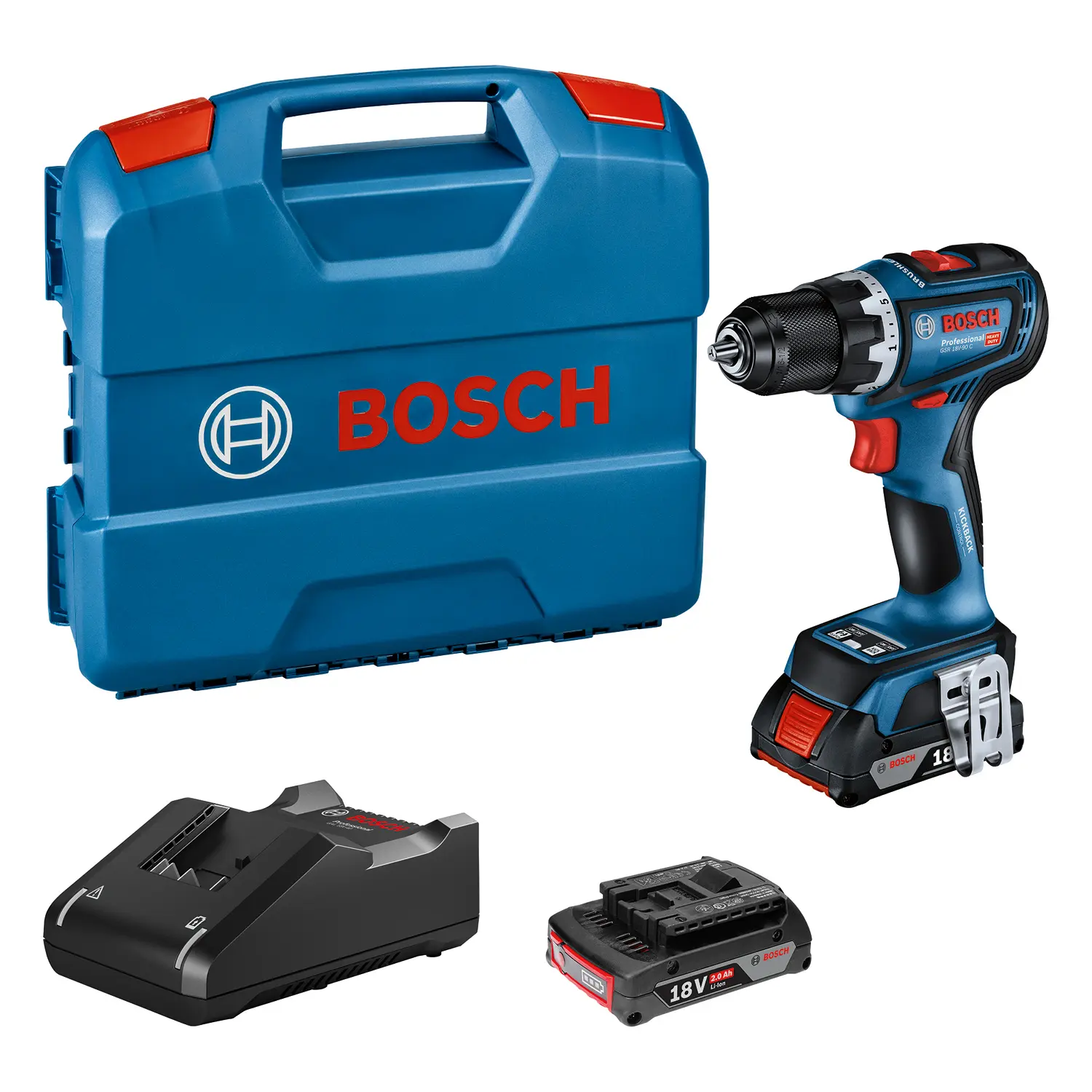 Šroubovák vrtací AKU Bosch GSR 18V-90