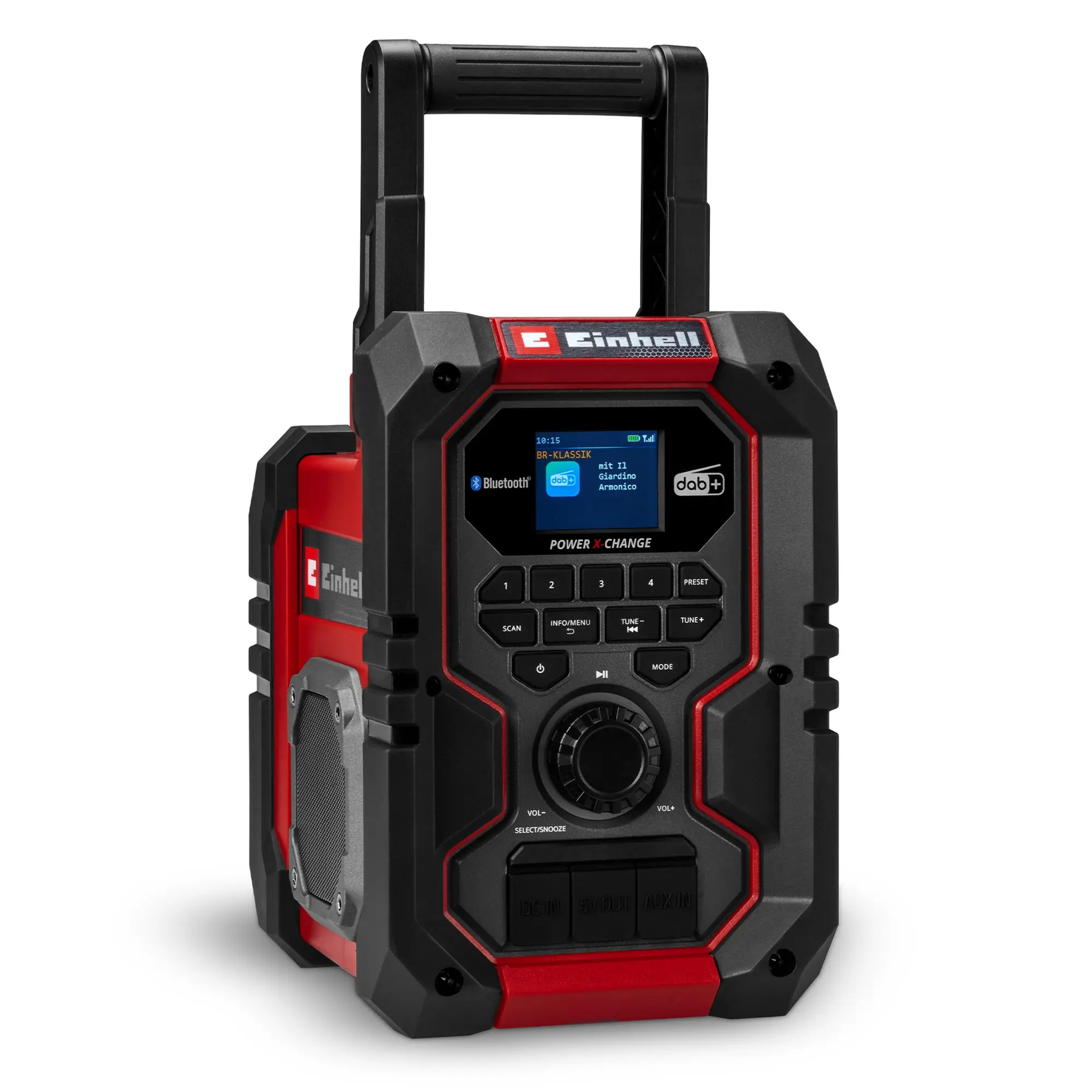 Rádio AKU Einhell TE-CR 18 Li DAB+/FM/BT-Solo (bez AKU)