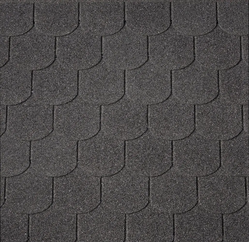 Šindel asfaltový IKO 2.0 Superglass Biber 01 Černá 2,0m2