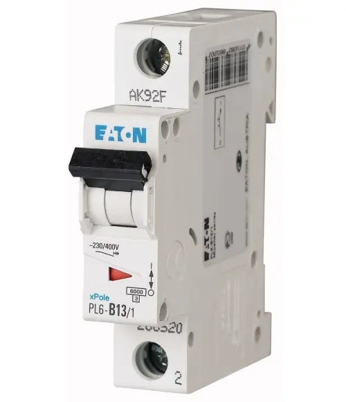 Jistič Eaton PL6-B13/1 6 kA B 13 A