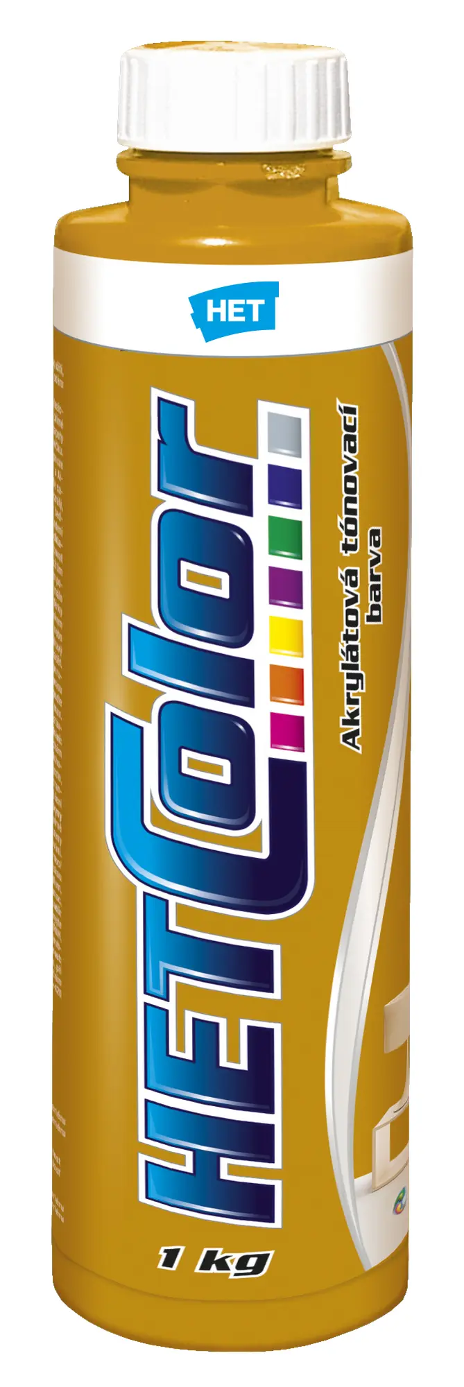 HETCOLOR Akrylátová tónovací barva okrová 1 kg