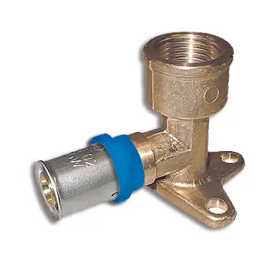 Koleno nástěnné Pipelife Radopress 16×1/2" vnitřní závit