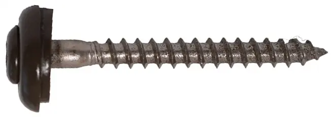 Šroub klemp. GUNNEX INOX S15 T20 4,5×25 mm RAL 8017 25 ks