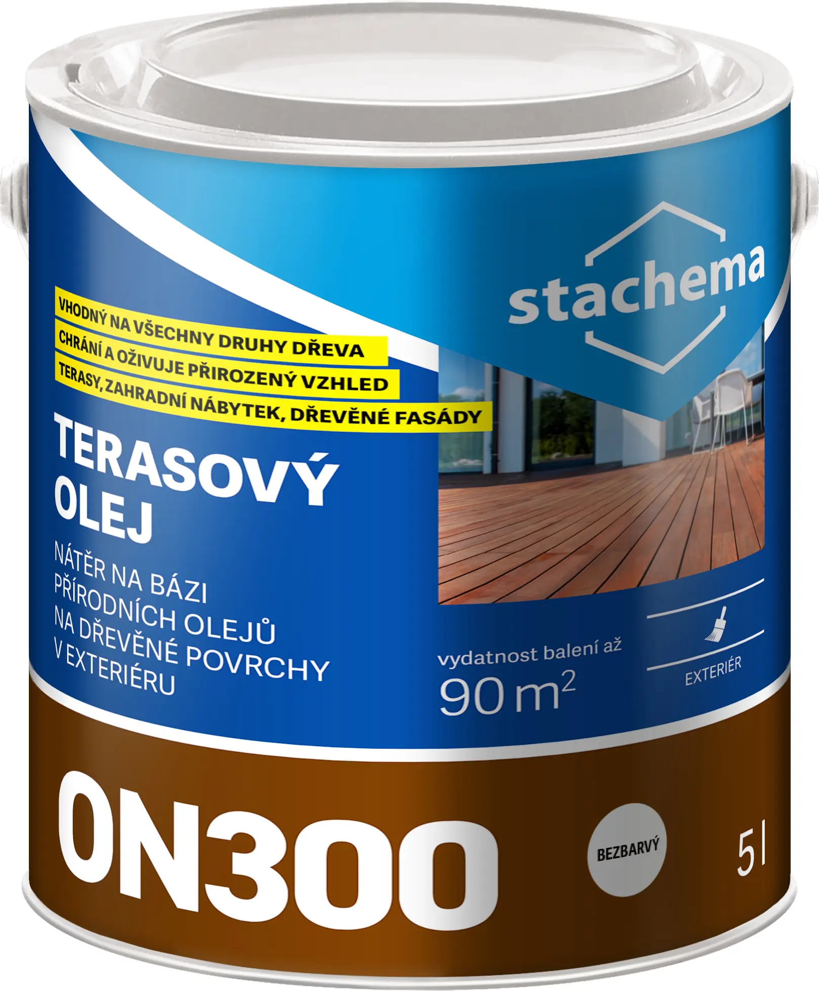 Olej terasový Stachema ON300 modřín 5 l