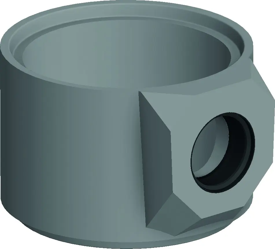 Skruž uliční s výtokem KASI TBV-Q 3AP/450/350 s výtokem DN 150 PVC