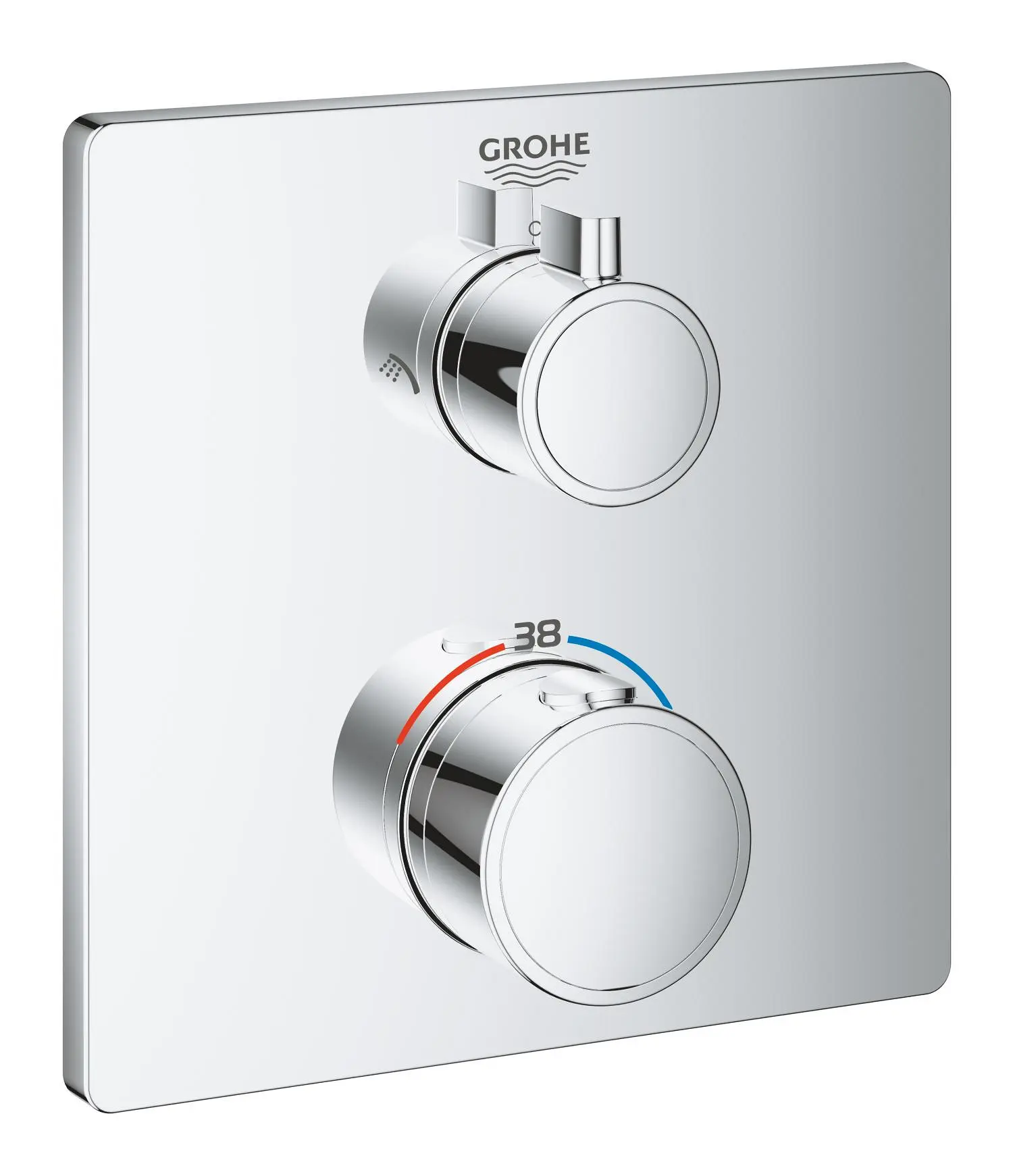 Baterie podomítková termostatická Grohe Grohtherm 2-cestná chrom 24079000