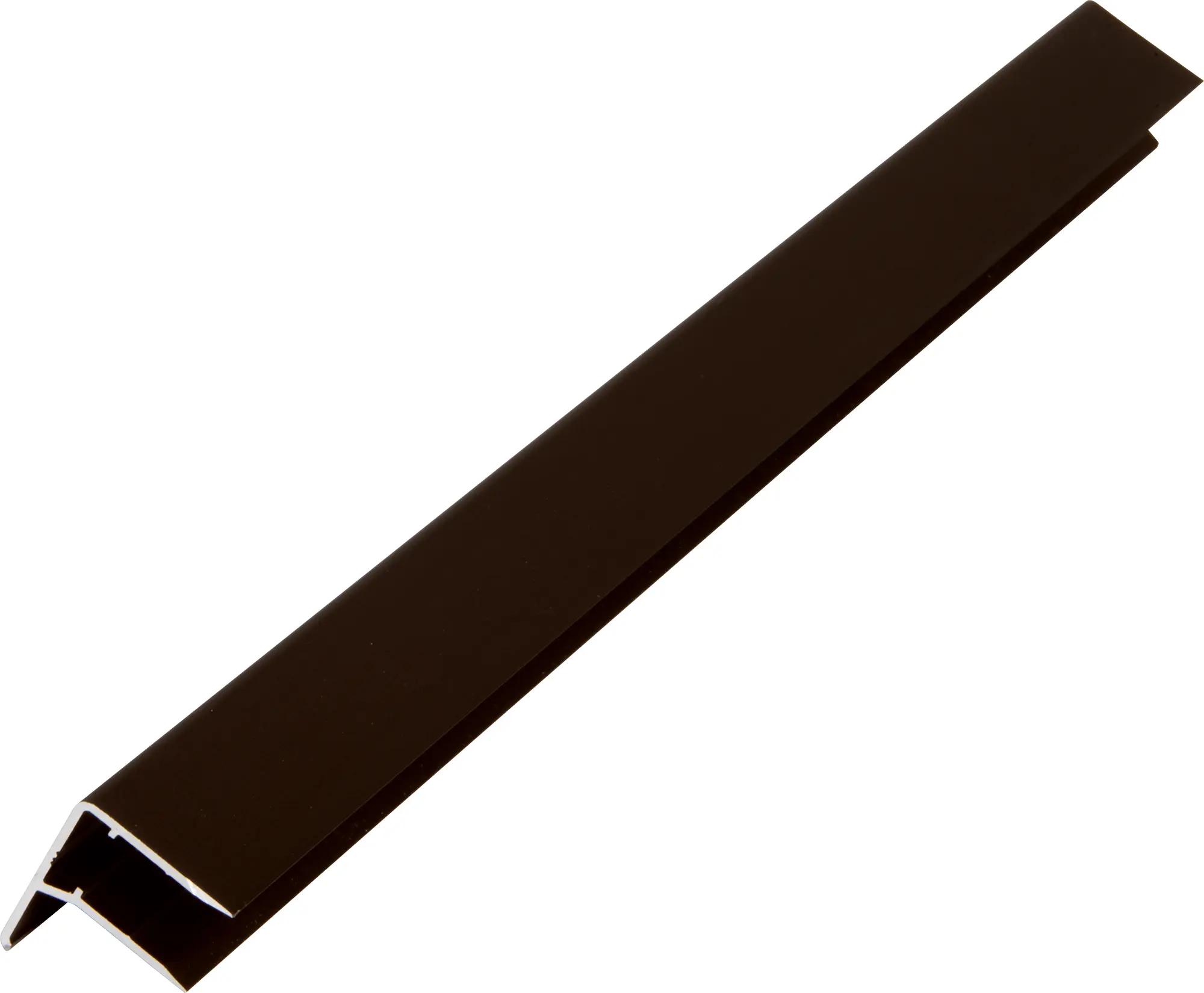 Profil U ukončovací s okapnicí hliníkový elox bronz 10 mm délka 6,4 m