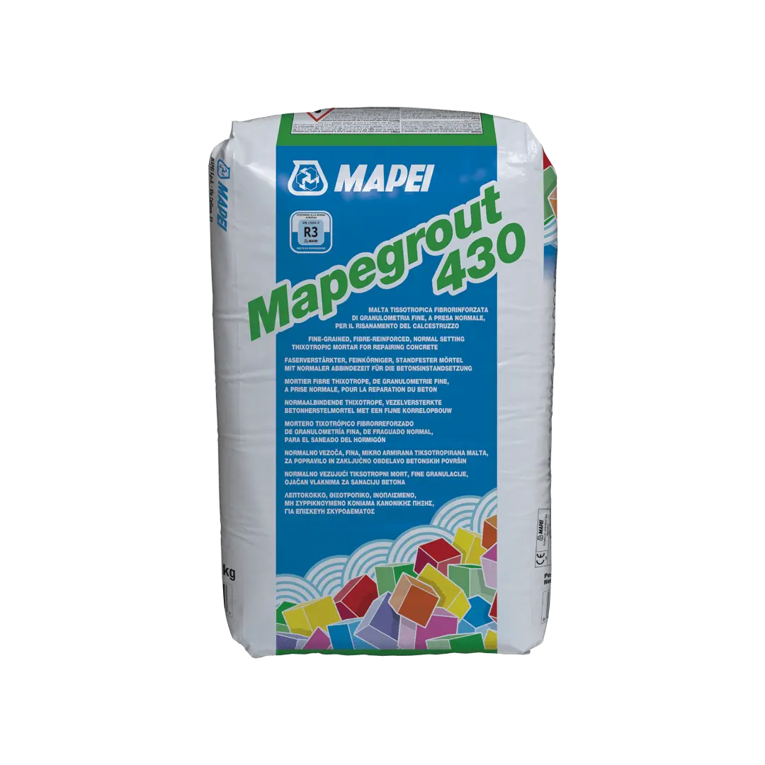 Malta vyztužená vlákny Mapei MAPEGROUT 430 25 kg