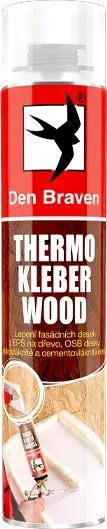 Pěna montážní nízkoexpanzní Den Braven Thermo Kleber WOOD 750 ml