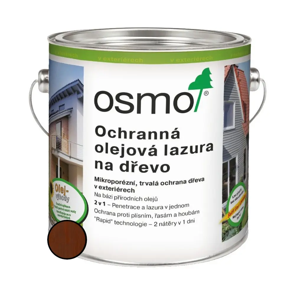 Lazura olejová ochranná Osmo 703 mahagon 2,5 l