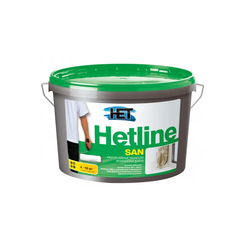 Hetline San Active protiplísňová malířská barva 7kg