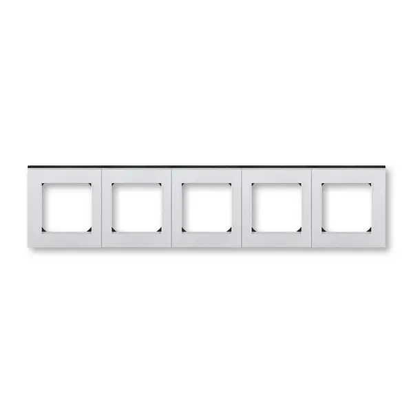 ABB Levit M pětirámeček titanová/kouřová černá 3901H-A05050 70
