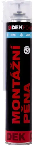 Pěna montážní DEKFOAM zimní trubičková 750 ml