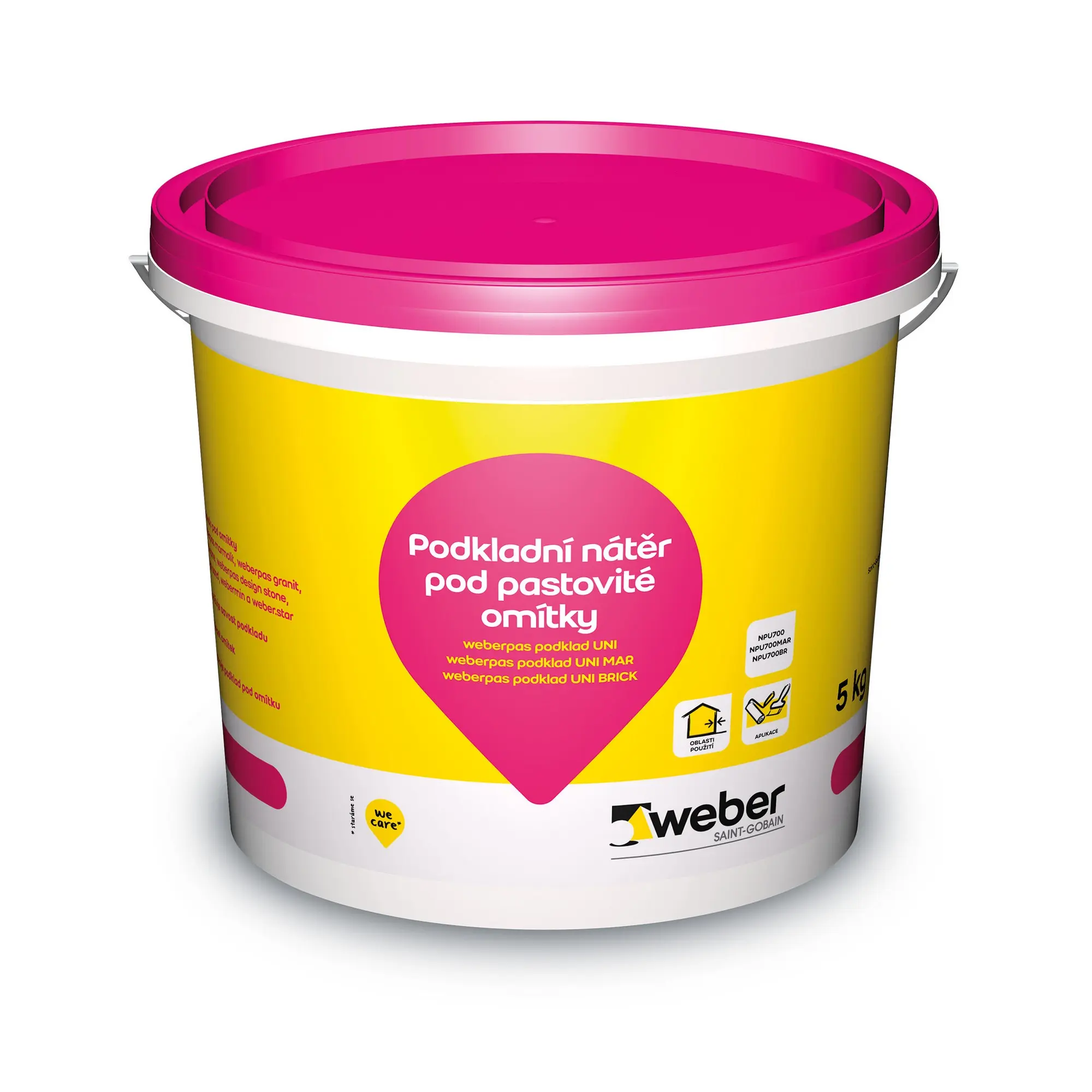 Penetrace weberpas podklad UNI MAR bílá 5 kg