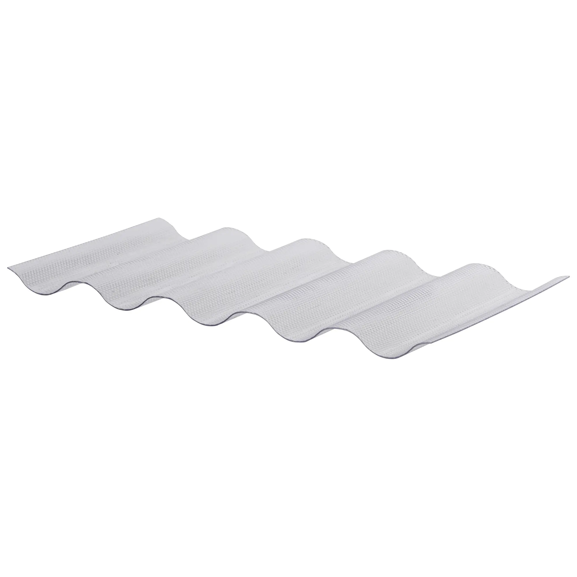 Deska polykarbonátová vlnitá TOPLIGHT W 76/18 microprisma 2UV čirá 1,2×1 045×4 000 mm