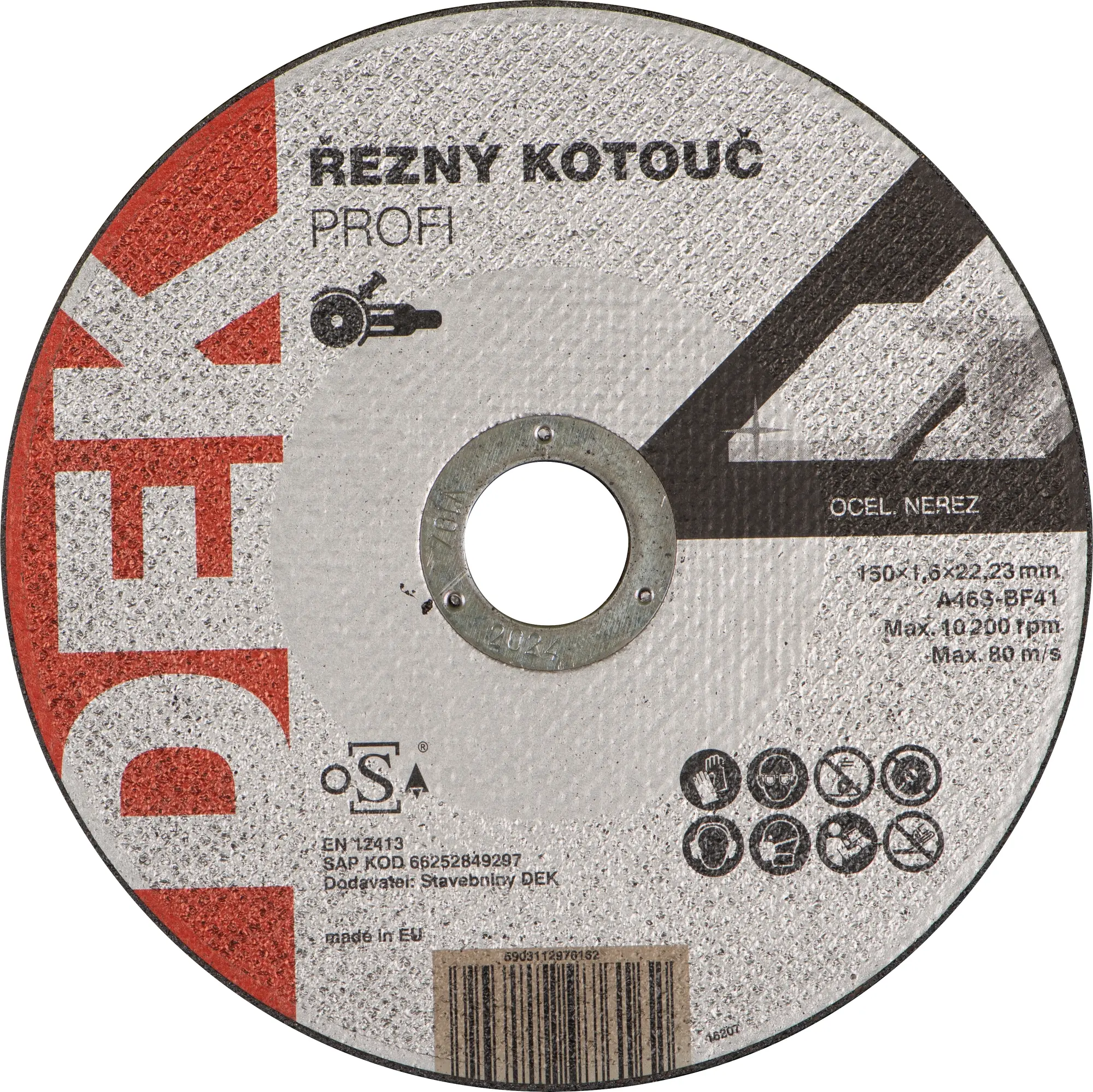 Kotouč řezný DEK PROFI 150×22,23 mm