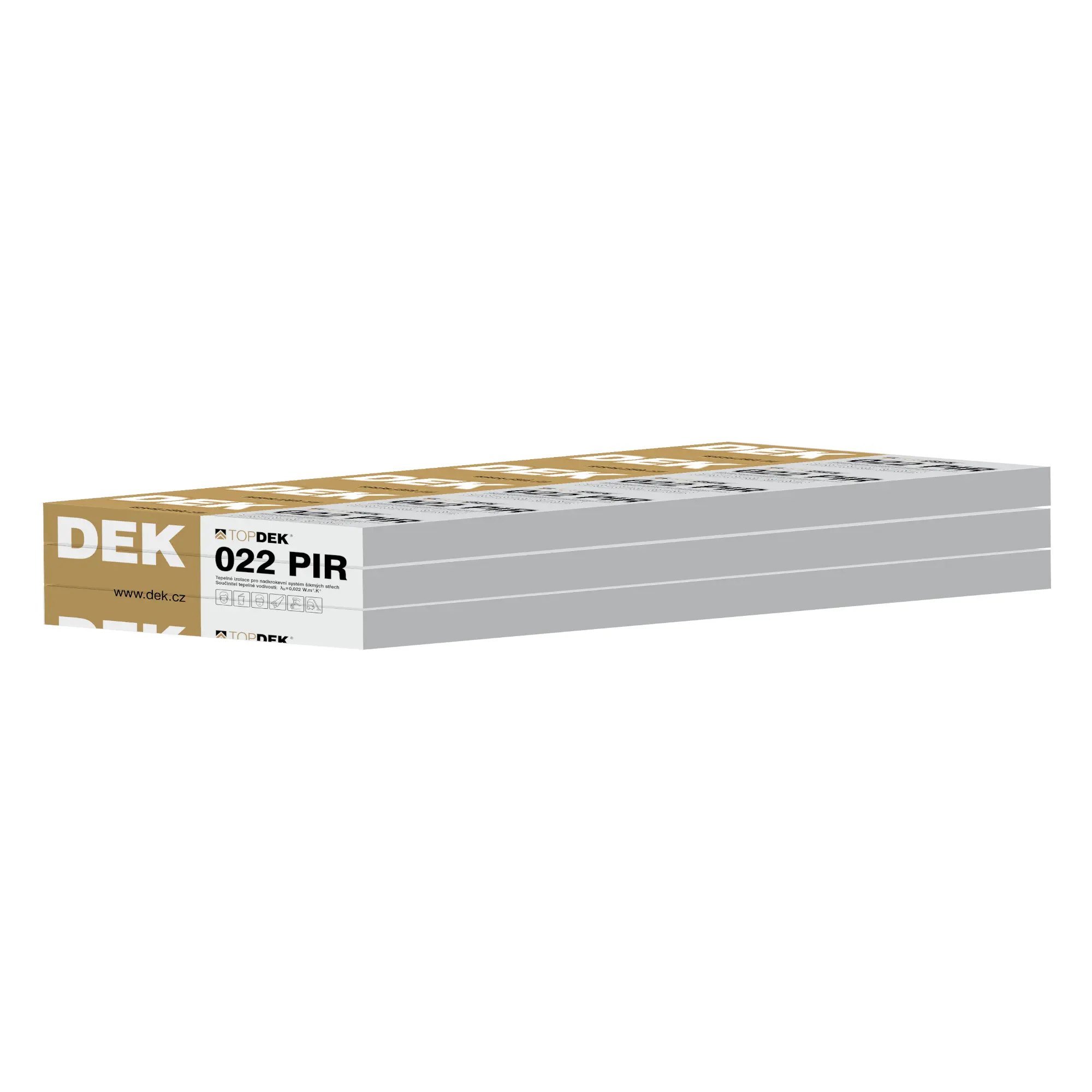 Tepelná izolace TOPDEK 022 PIR FD 180 mm (5,76 m2/bal.)