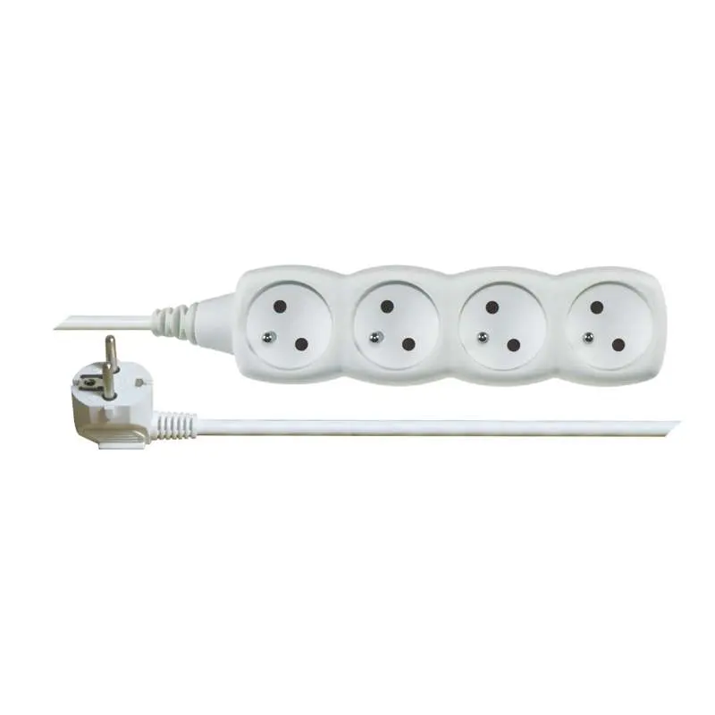 Kabel prodlužovací 4zásuvka Emos 2 m 1 mm2 IP 20