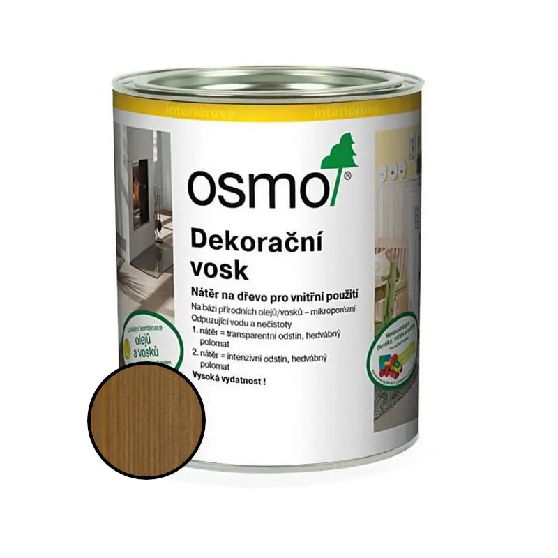 Vosk dekorační Osmo 3168 dub antický 0,375 l