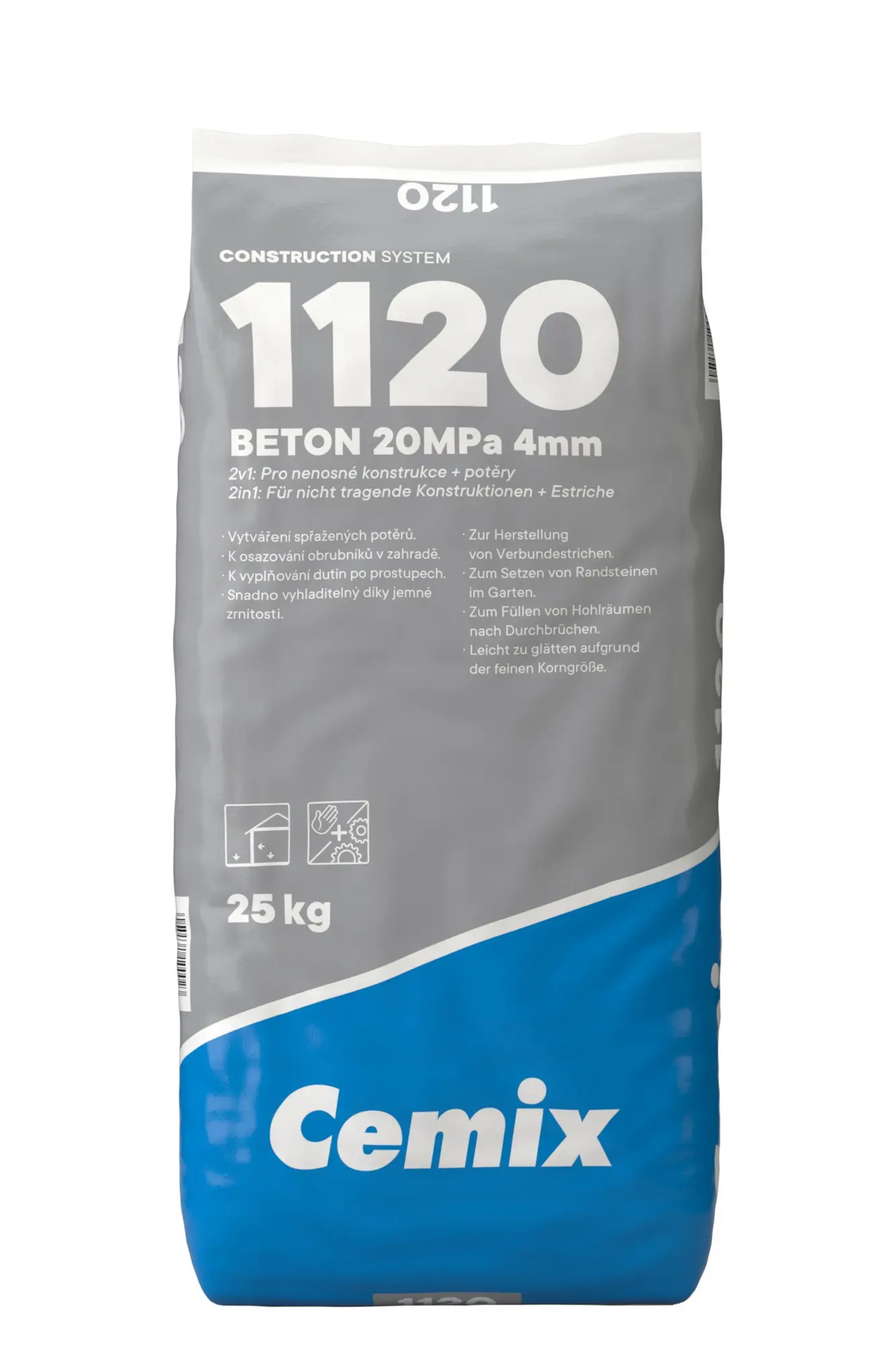 Beton C16/20 Cemix 1120 25 kg