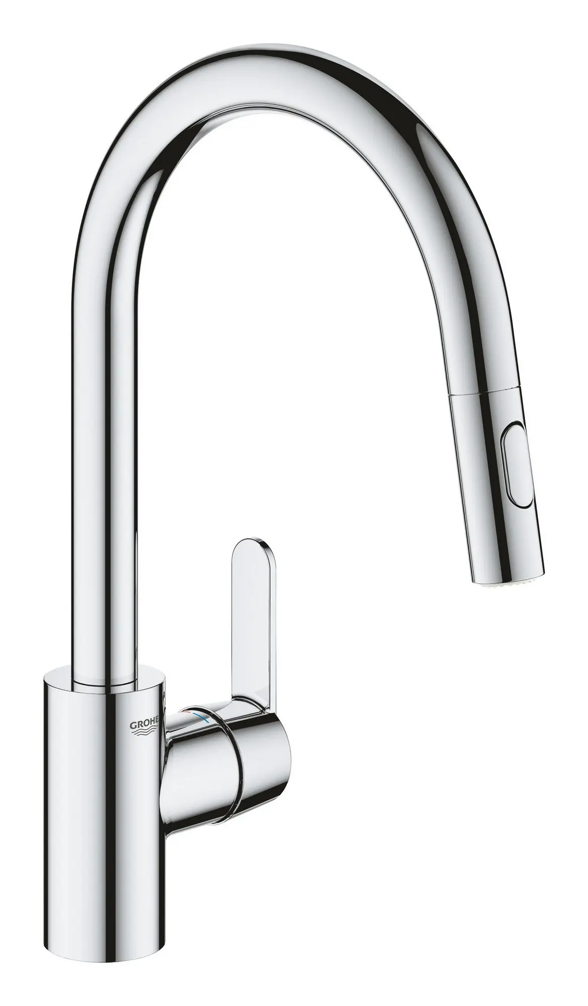 Grohe Get - Dřezová baterie s výsuvnou sprškou, chrom 31484001