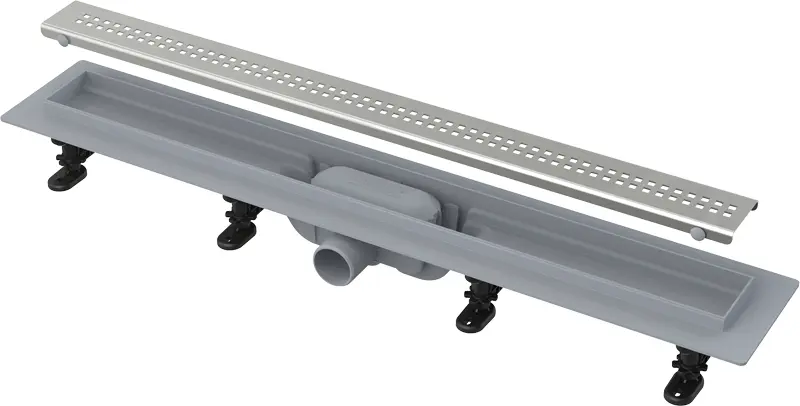 Žlab sprchový plastový Alca APZ9-850M Simple včetně roštu