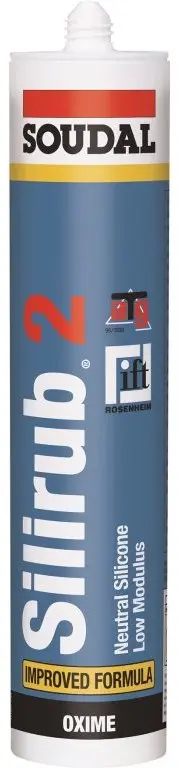 Tmel silikonový Soudal SILIRUB 2 transparentní 310 ml