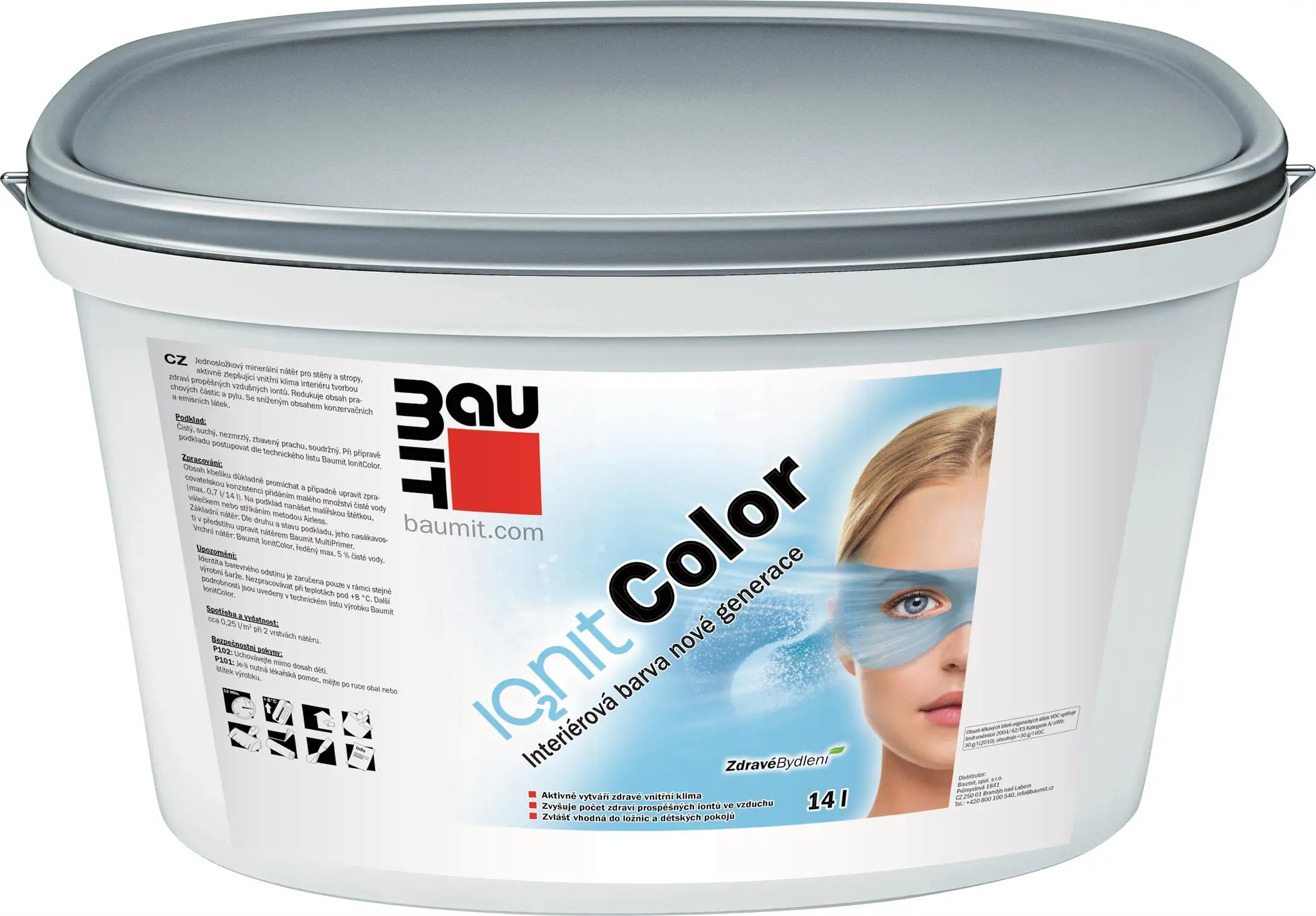 Malba interiérová Baumit IonitColor bílá 14 l