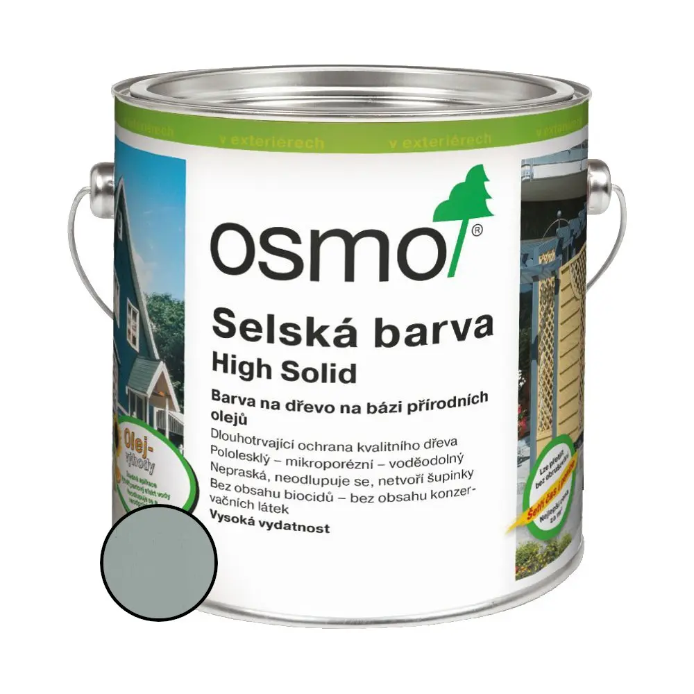 Nátěr venkovní Osmo 2742 Selská barva silniční šedá 0,75 l