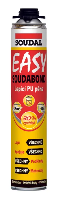Soudal lepicí PU pěna Soudabond EASY pistolová 750 ml