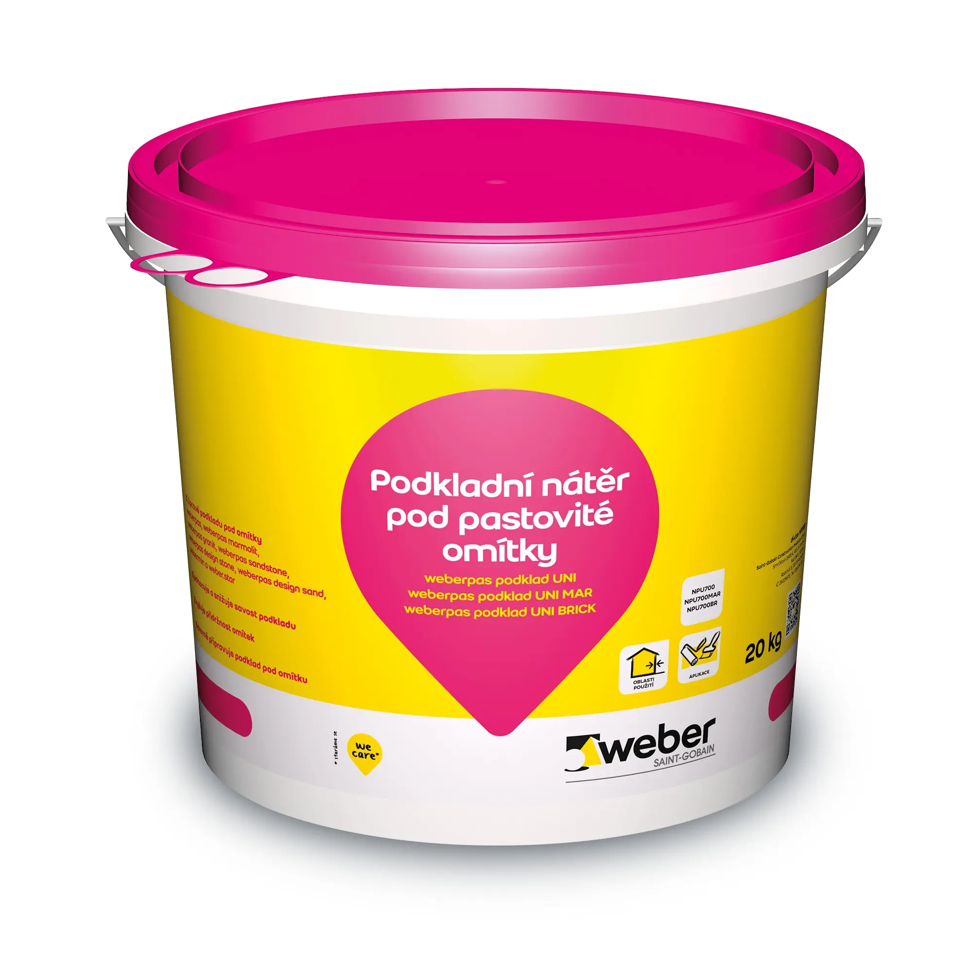 Penetrace weberpas podklad UNI MAR bílá 20 kg